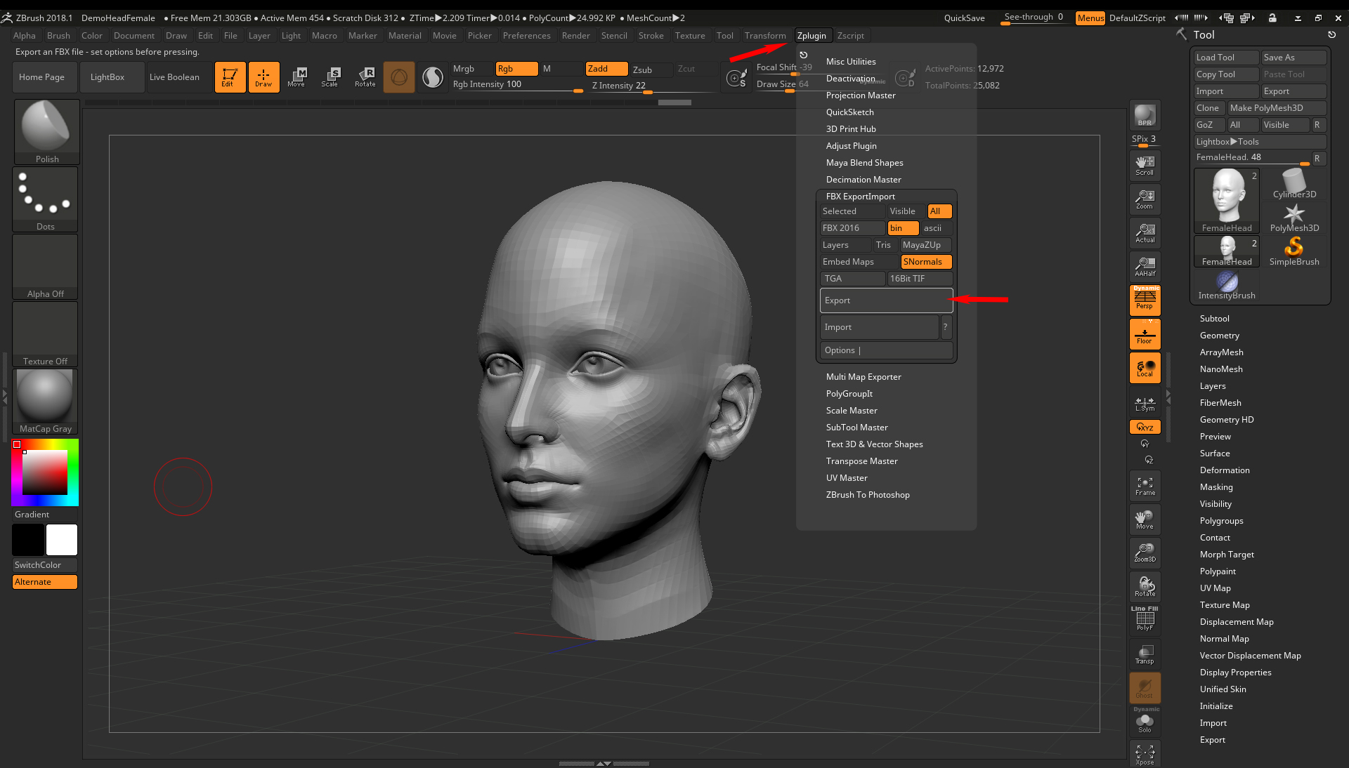 zbrush 2019 exporting model cant find uvs in maya