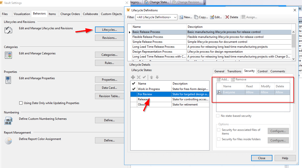 Some accounts cannot see files in Vault Thick or Vault Thin Client