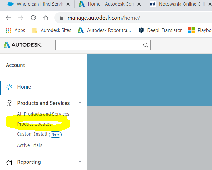Wo finde ich Service Packs, Updates und Hotfixes für Robot Structural Analysis?