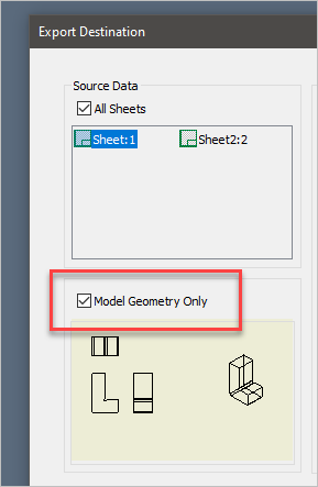 Inventor から書き出された AutoCAD DWG または DXF 図面ファイルに寸法と文字が表示されない