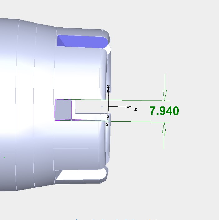 How to create a slot around the index axis using a Side mill tool in