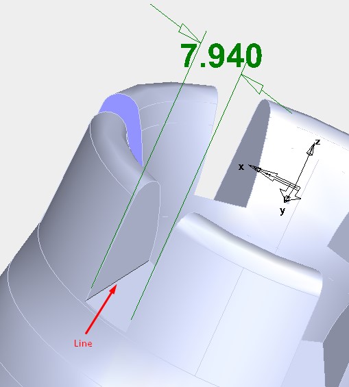 How to create a slot around the index axis using a Side mill tool in