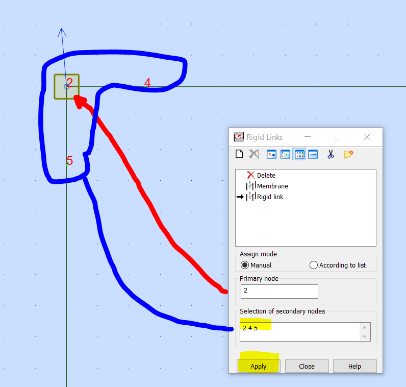 How to define rigid region for frame corner in Robot Structural Analysis