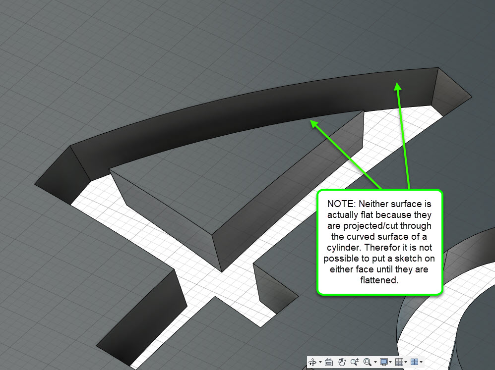 So heben Sie in Fusion 360 Körper auf, die aus einem Zylinder oder einer gekrümmten Fläche