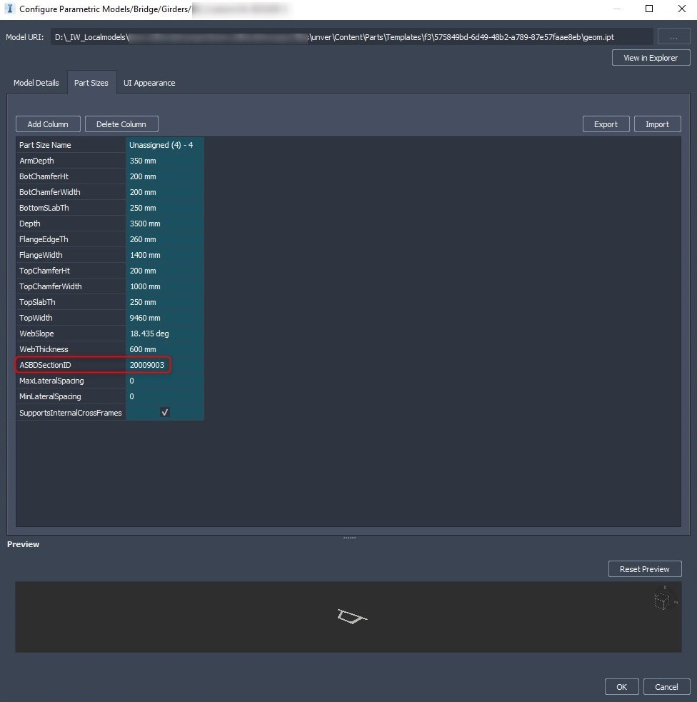 “Unable to perform bridge analysis for cast-in place girders” when ...