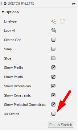 Sketch palette