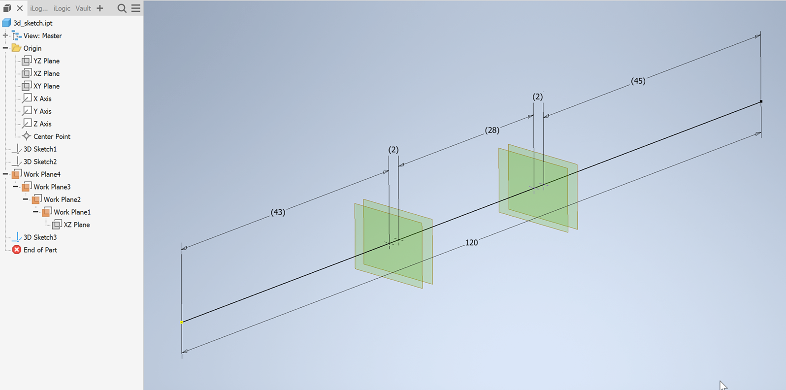 Punkte In D Skizze Wechseln Nach Dem Ndern Der Bema Ung In Inventor