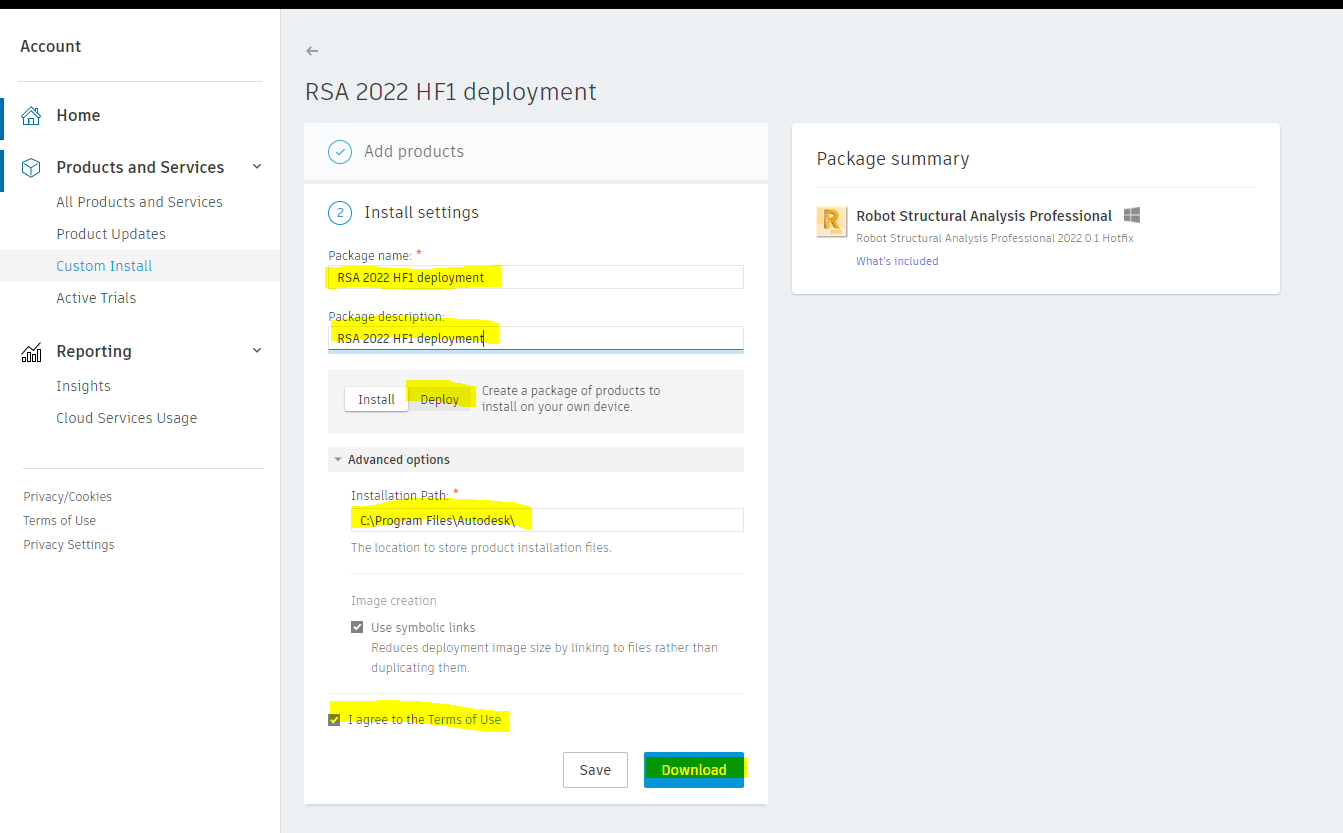 Incorrect software version number presented after deployment ...
