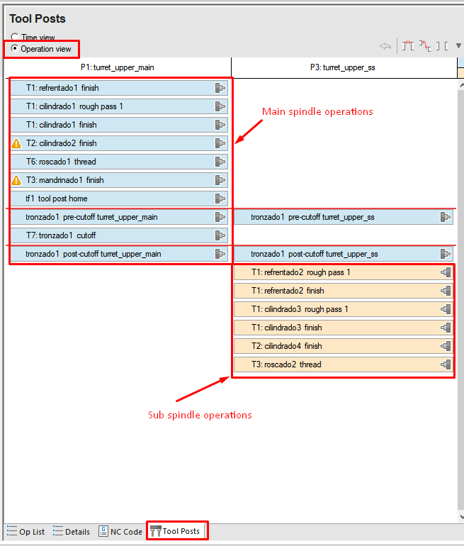 How to use main and sub spindle at the same time in FeatureCAM