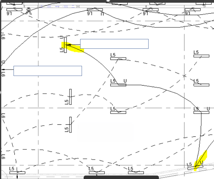 모델을 Revit 2022로 업그레이드할 때 와이어가 이동함