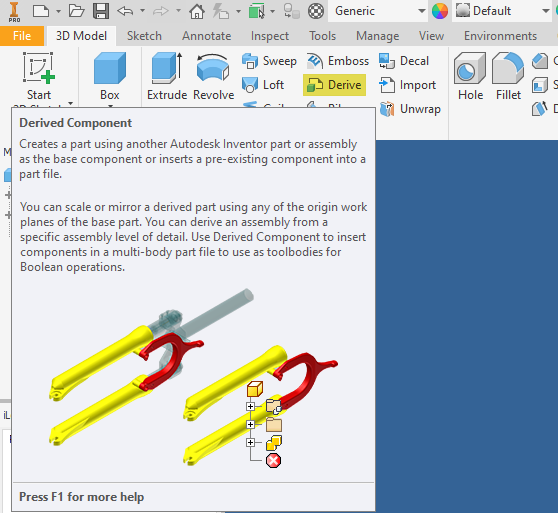Various Parts with the same name are not recognized as different after