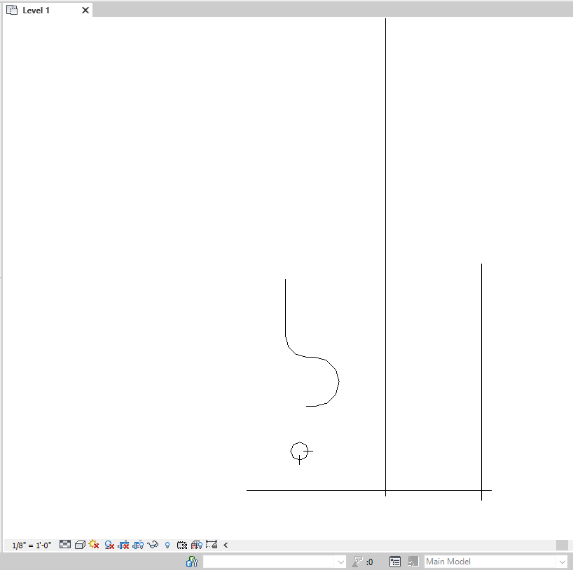 Symbolic lines for rise/drop symbols are missing in Revit