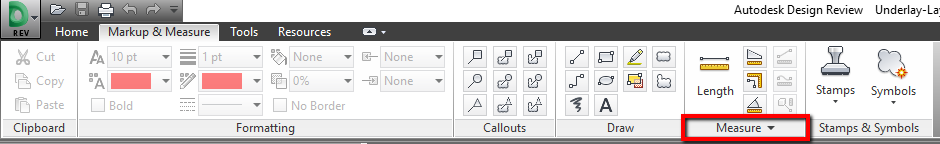 How to change the units for measurements in Autodesk Design Review