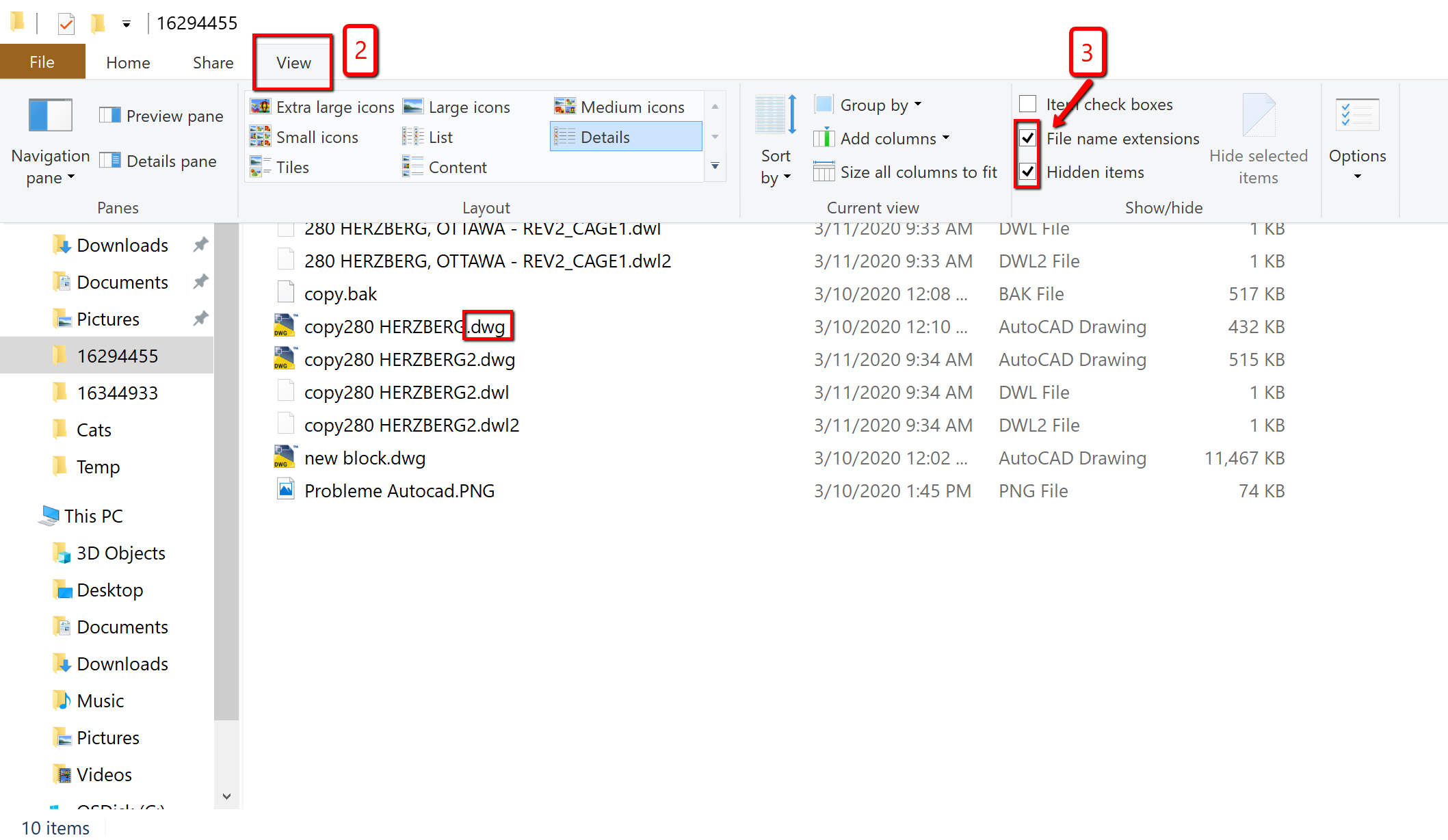 how-to-turn-on-hidden-filename-extensions-in-windows-autocad