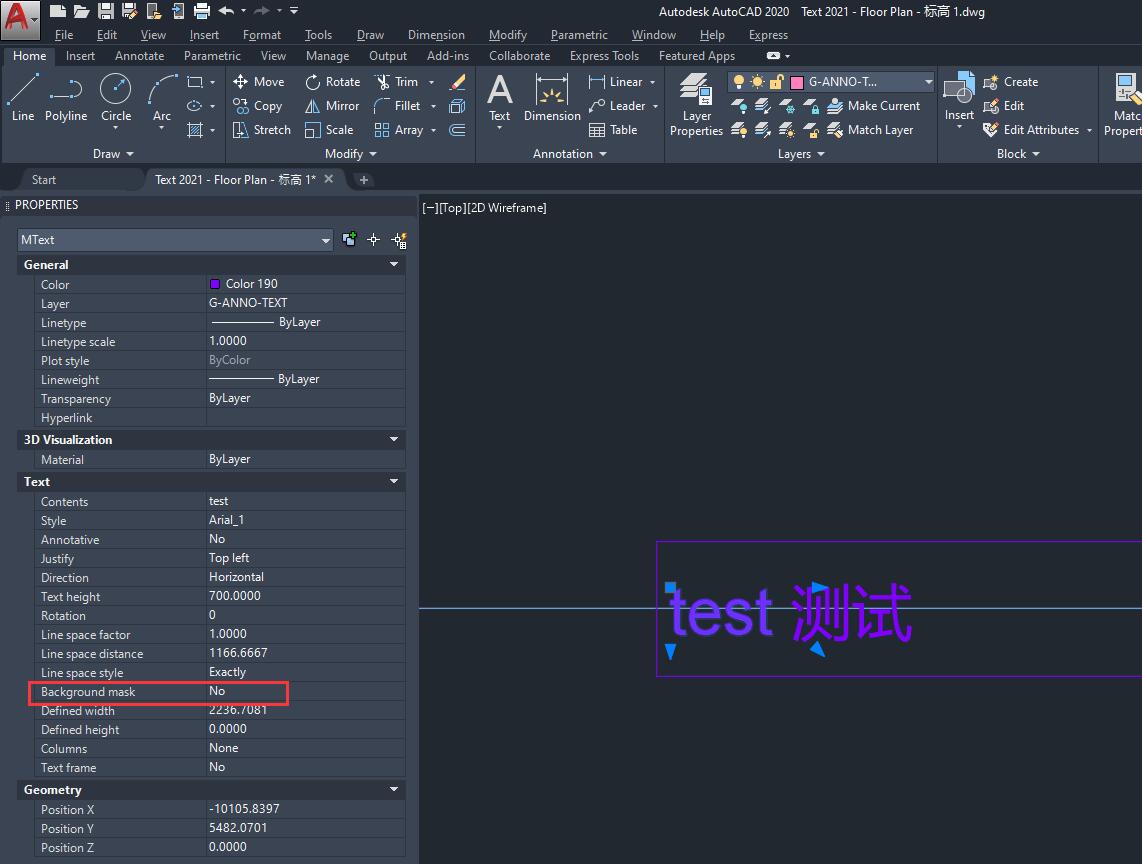 Background Mask Autocad 2022