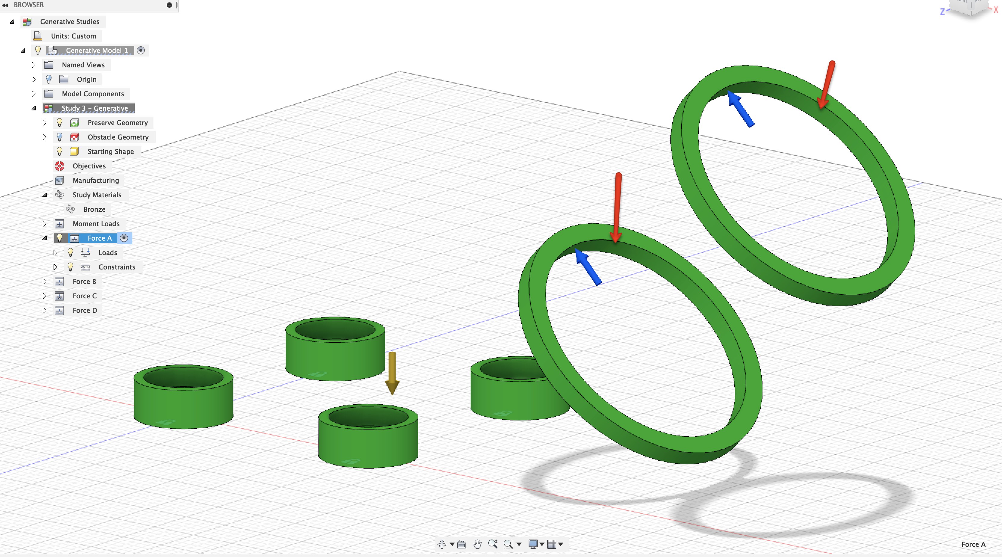 O que significa o vínculo de projeção no Fusion 360 projetar uma