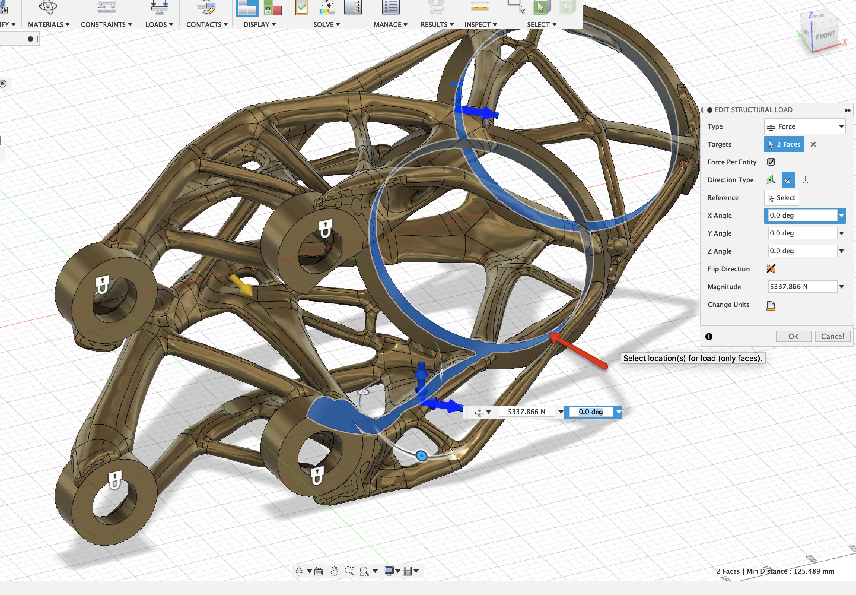 Loads Transferred To A Simulation Study From Generative Design Are Not