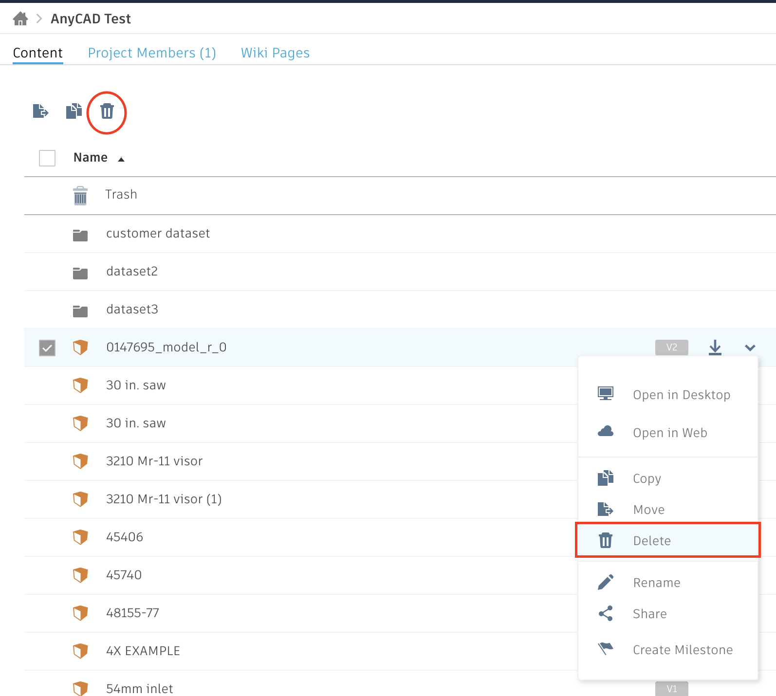 How to delete or archive a file or project in Autodesk Fusion and Team Hub