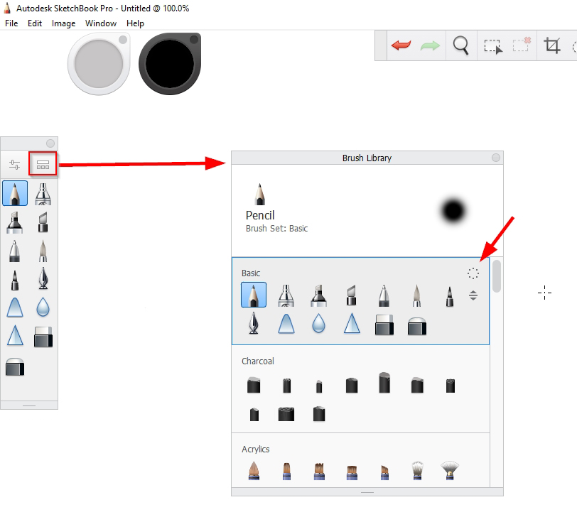 O SketchBook Extras está ausente no menu do Windows do SketchBook