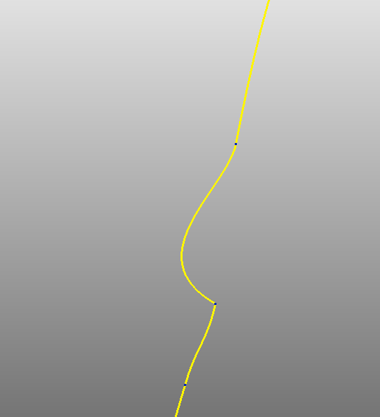 점을 삭제하지 않고 Powershape 내에서 곡선의 작은 꼬임을 제거하는 방법