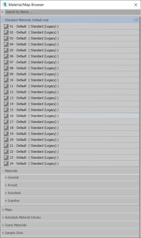 How to change the default Material Editor Sample Slot types when ...