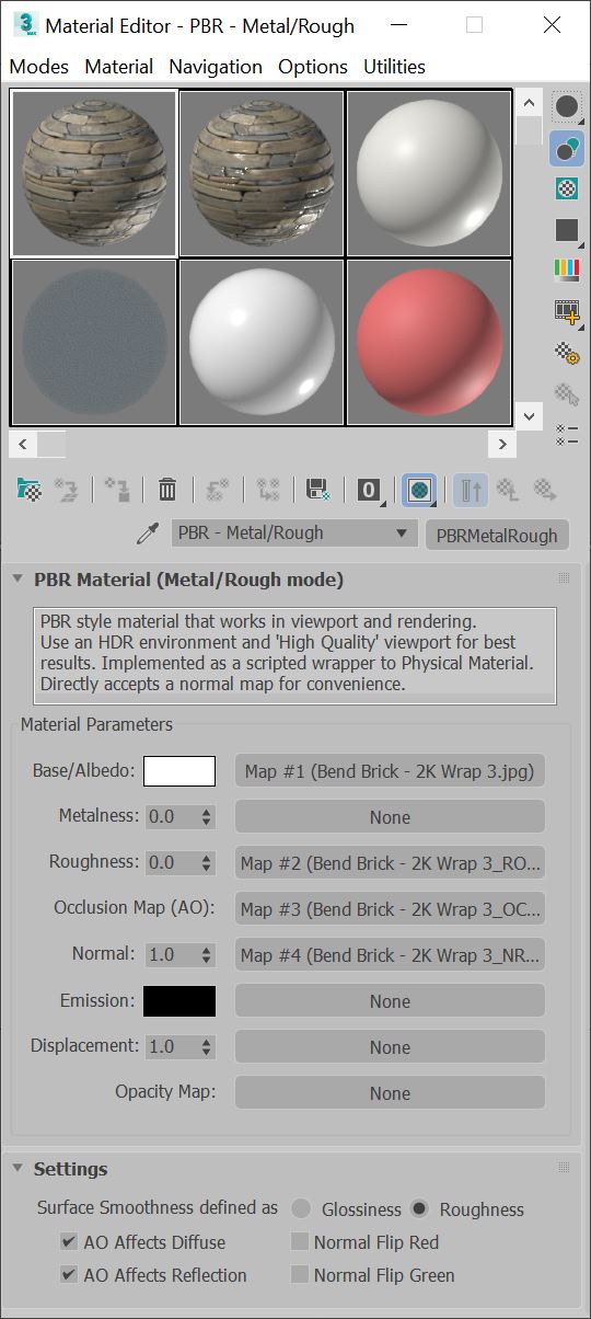 How to load noncolor bitmaps for PBR workflow without changing Gamma