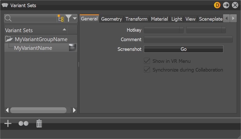 Comment utiliser les commandes Python "captureVariantSetFromRootNodes ...