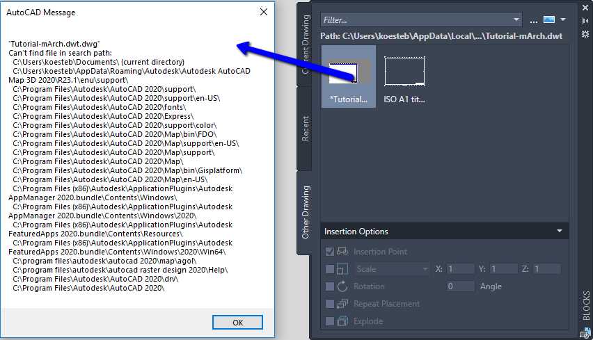 can-t-find-file-in-search-path-when-inserting-a-block-in-autocad-autocad-autodesk