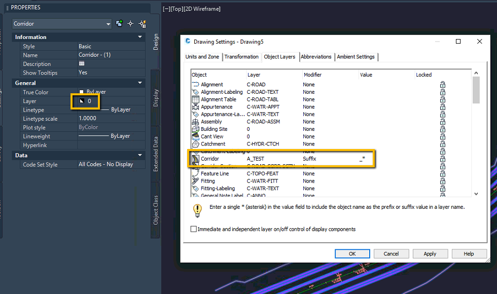 Creating Data Reference Corridors does not create or set corridor on ...