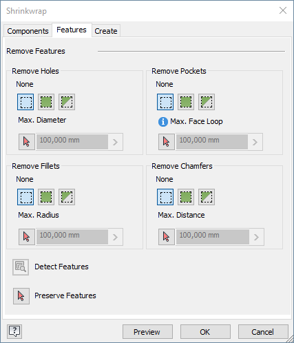 Cannot simplify an assembly as expected in Inventor