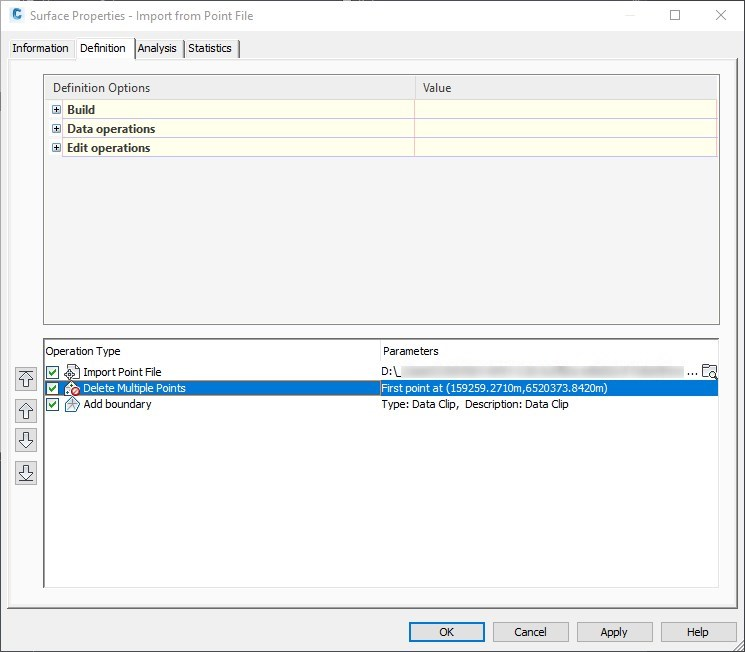 Edit operations get broken when changing the base points file of a