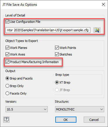 Product Manufacturing Information (PMI) missing when exporting a JT ...