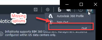 Model Builder and New Model Icons are missing on the InfraWorks home page