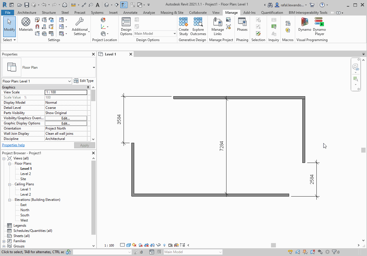 Maintain added dimensions after changing the location of the IFC file