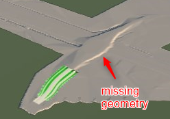 在 Infraworks 中导入 Civil 3D 道路时，缺少几何图形或几何图形错误