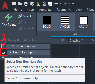 AutoCAD freezes or hangs after picking a point to create a hatch