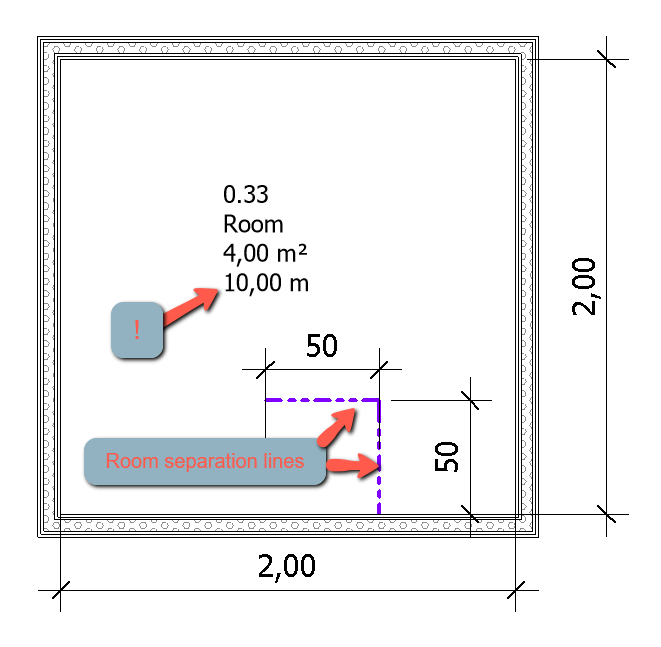 Unexpected room perimeter value of certain rooms in a Revit model