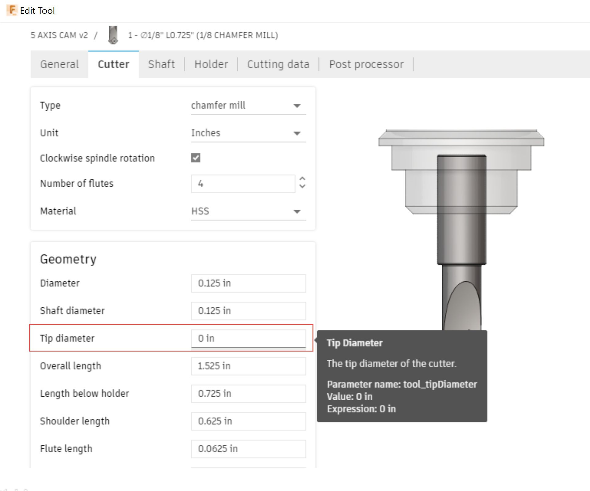 2D Chamfer machines into side walls in Fusion 360