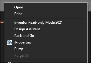 Inventor files are shown with same Inventor 'I' icon instead of ...