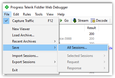 How to capture network traffic with Fiddler Classic to troubleshoot ...