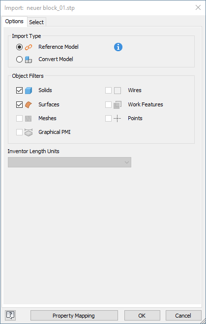 A STEP file exported from AutoCAD Mechanical leads to a scaled model in ...