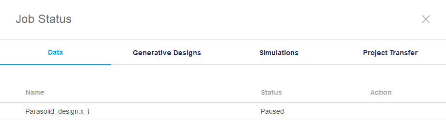 When uploading Parasolid X_T file to Fusion 360 in offline mode, the ...