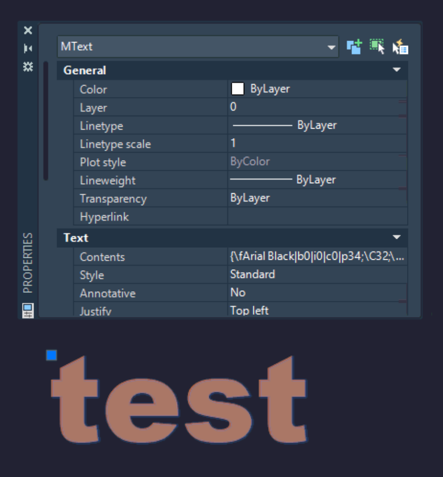 autocad change mtext to text