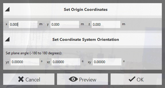 Autodesk ReCap Help | Unable to manually input coordinates in the ...