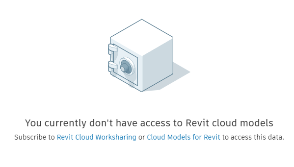 Giải quyết vấn đề truy cập mô hình đám mây trong Revit