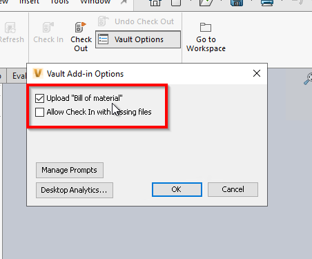 SolidWorks Assemblies Assigned To The Vault Items Missing Subcomponents