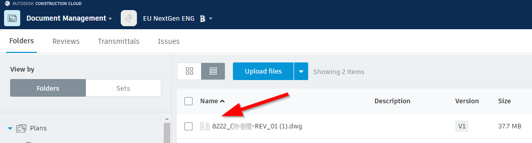 Bim 360 Document Managementにrevitファイルをアップロードまたはパブリッシュすると アイコンが壊れたり 抽出に失敗しました というエラーが表示される Revit 22 Autodesk Knowledge Network