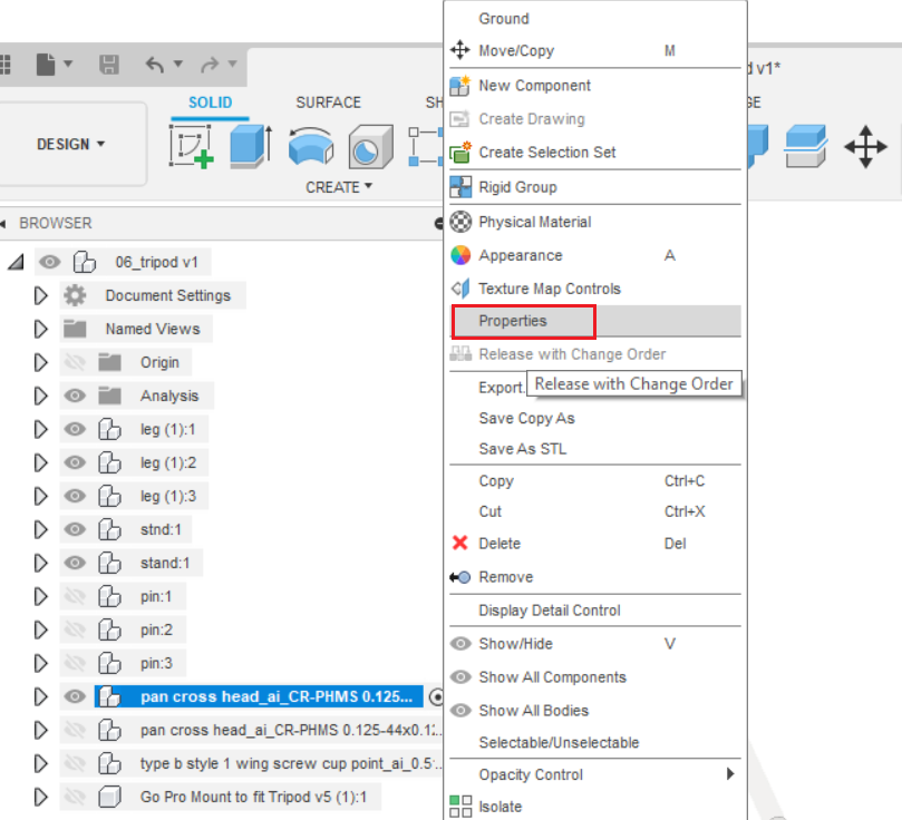 Me Ajudem - Aplicação de Aparência na peça - Autodesk Community - Fusion 360