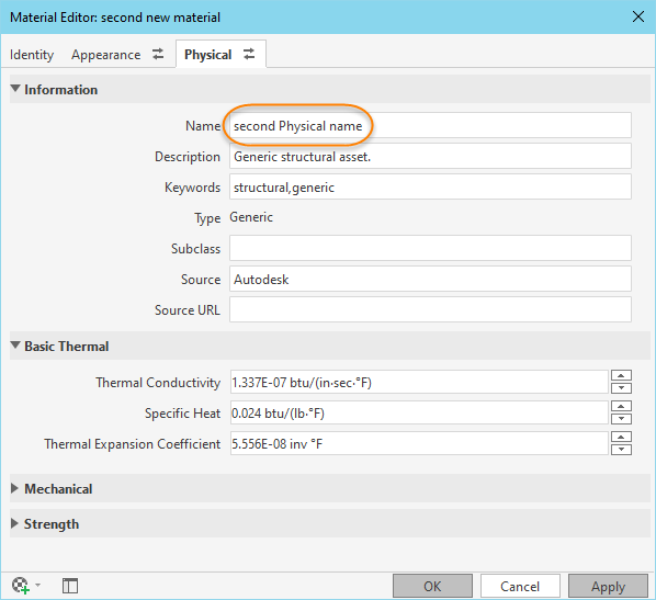 Material added to Inventor library does not appear in Nastran library