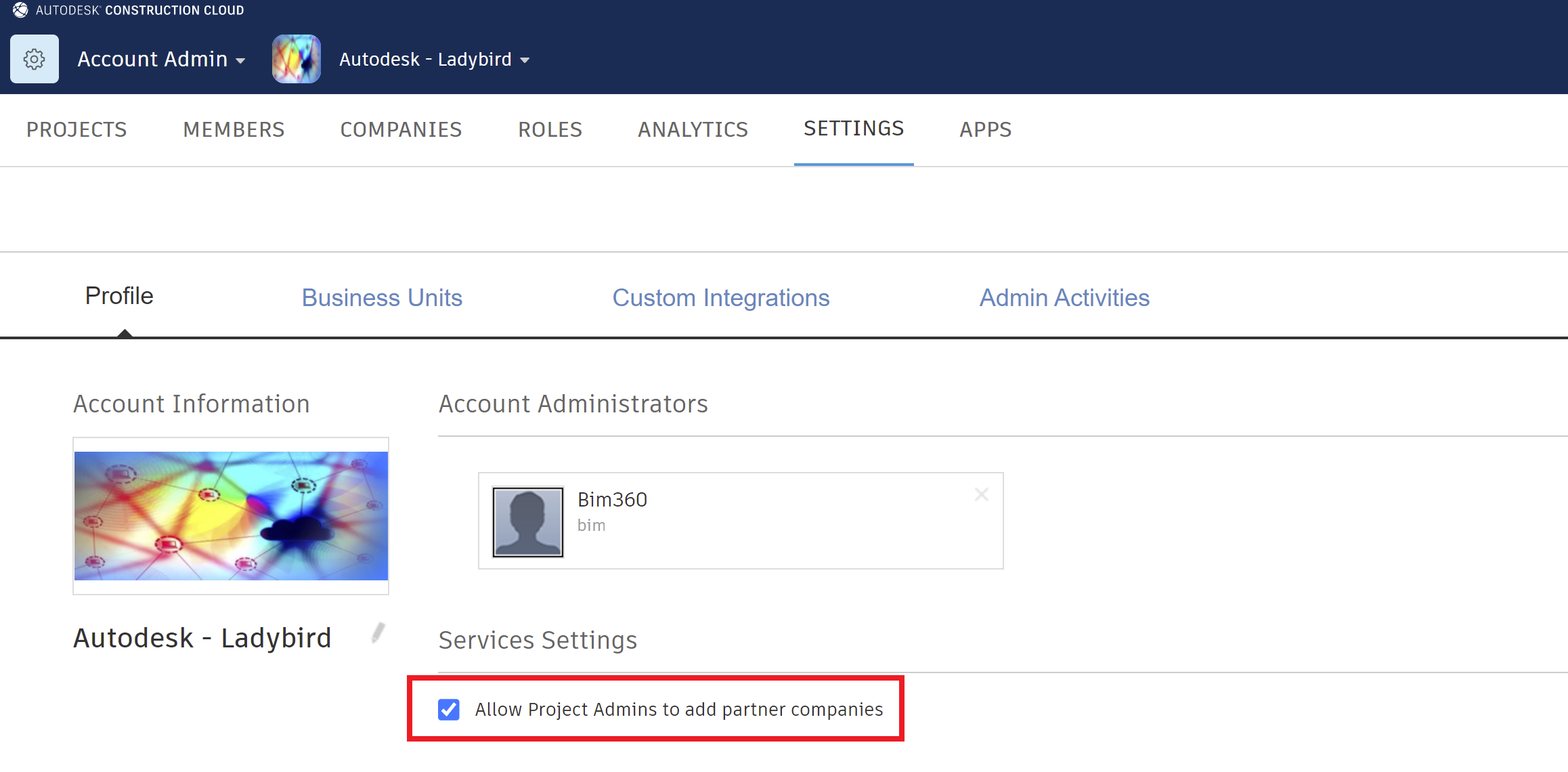 Cannot create new company when adding a member to a BIM 360 project